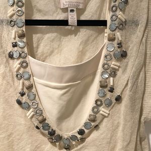 Banana Republic cotton blouse w/decorative stones